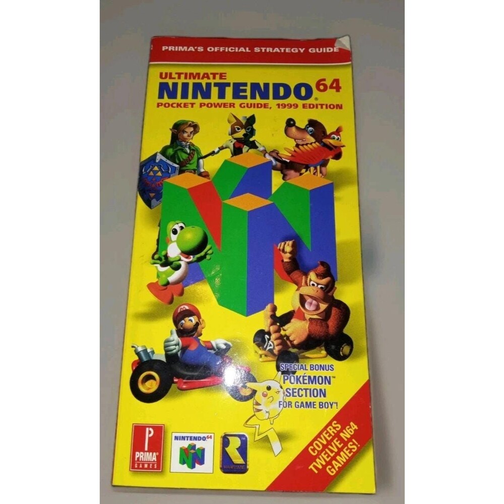 Ultimate Nintendo 64 Pocket Power Guide Prima Publishing Staff 1999 Paperback